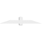 Ekena Millwork Eugene Architectural Grade PVC Gable Bracket, 72"W x 12"H x 6"D x 6"F, 4/12 Pitch GBP072X12X0606EUG00 - alternate 4